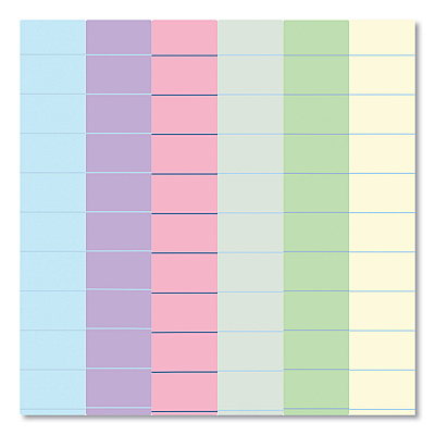 Roaring Spring Enviroshades Legal Notepads, 50 Assorted 5 x 8 Sheets, 72 Notepads/Carton (ROA74220CS)