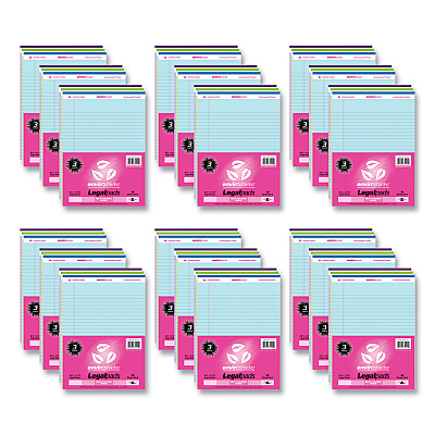 Roaring Spring Enviroshades Legal Notepads, 40 Assorted 8.5 x 11.75 Sheets, 54 Notepads/Carton (ROA74101CS)