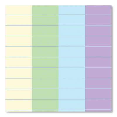 Roaring Spring Enviroshades Legal Notepads, 40 Assorted 5 x 8 Sheets, 72 Notepads/Carton (ROA74000CS)