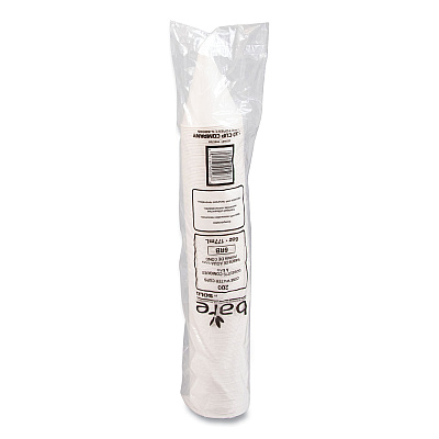 Solo Bare Eco-Forward Treated Paper Cone Cups, ProPlanet Seal, 6 oz, White, 200/Sleeve, 25 Sleeves/Carton (SCC6RBU)