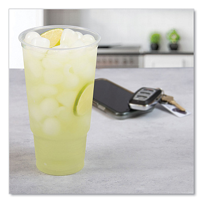 Dart Conex ClearPro Plastic Cold Cups, Cold Cups, 32 oz, Clear, 25/Bag, 20 Bags/Carton (DCC32P)