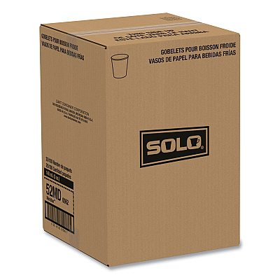 Solo Paper Water Cups, ProPlanet Seal, Cold, 5 oz, Meridian Design, Multicolored, 100/Sleeve, 25 Sleeves/Carton (SCC52MD)