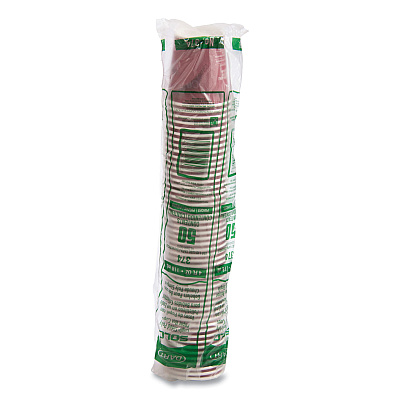 Solo Single-Sided Poly Paper Hot Cups, 4 oz, Bistro Design, 50/Pack, 20 Pack/Carton (SCC374SI)