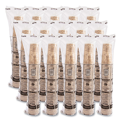 Solo Single Sided Poly Paper Hot Cups, 20 oz, Mistique Design, 40/Bag, 15 Bags/Carton (SCC420MS)