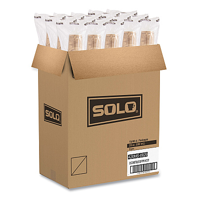Solo Single Sided Poly Paper Hot Cups, 20 oz, Mistique Design, 40/Bag, 15 Bags/Carton (SCC420MS)