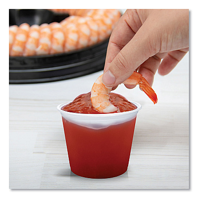Dart Conex Complements Portion/Medicine Cups, 5.5 oz, Translucent, 125/Bag, 20 Bags/Carton (DCC550PC)