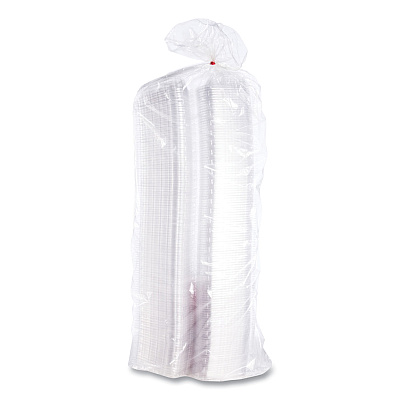 Dart Showtime Clear Hinged Containers, Pie Wedge, 6.67 oz, 6.1 x 5.6 x 3, Clear, Plastic, 125/Pack, 2 Packs/Carton (DCCC54HT1)