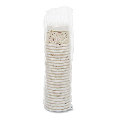 Solo Double Poly Paper Food Containers, 12 oz, 3.6 Diameter x 3.3 h, Symphony Design, 25/Pack, 20 Packs/Carton (SCCHS4125SYM)