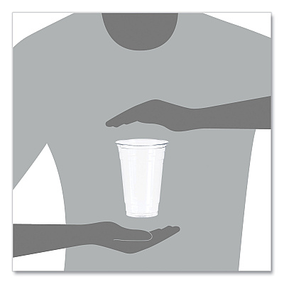 Solo Ultra Clear Cups, 20 oz, PET, 50/Bag, 12 Bags/Carton (DCCTP20)