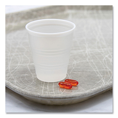 Dart High-Impact Polystyrene Cold Cups, 5 oz, Translucent, 100/Pack (DCCY5PK)