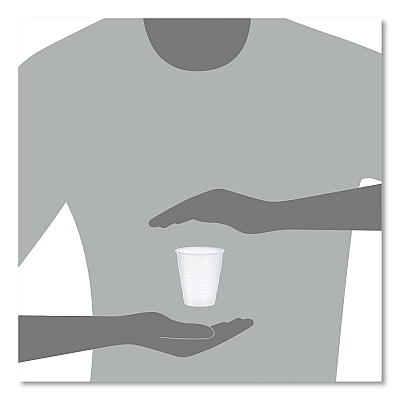 Dart High-Impact Polystyrene Cold Cups, 5 oz, Translucent, 100/Pack (DCCY5PK)