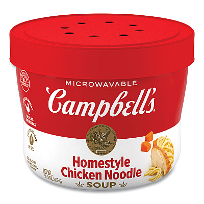 Campbells Homestyle Chicken Noodle Bowl, 15.4 oz, 8/Carton (GRR35100005)