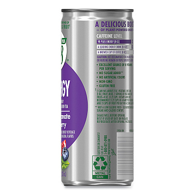 Campbells +ENERGY, Pomegranate Blueberry, 8 oz Can, 24/Carton (GRR35100014)