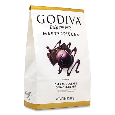 National Brand Lindt Lindor, Godiva, Ghiradelli Premium Chocolate Variety, 44.37 oz Bag, 3/Carton (GRR60000730)