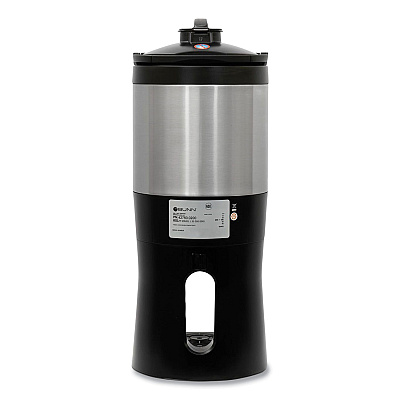 BUNN ThermoFresh Server with Mechanical Sight Gauge, 128 oz, Silver/Black (BUN440000200)