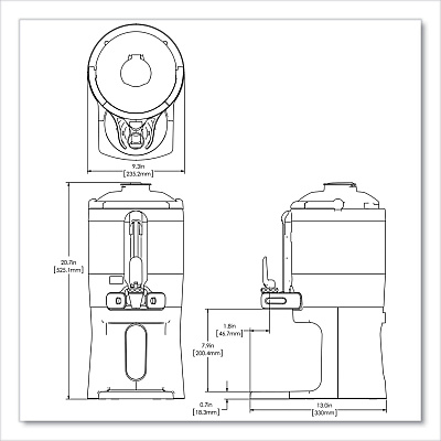 BUNN ThermoFresh Server with Mechanical Sight Gauge, 128 oz, Silver/Black (BUN440000200)