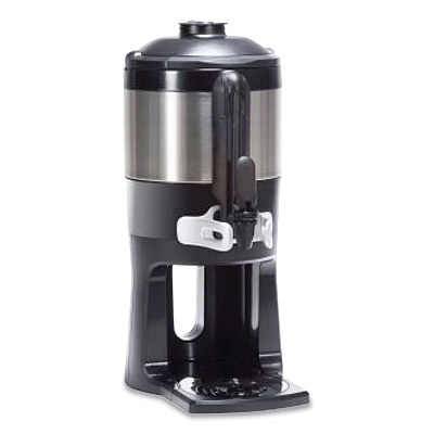 BUNN ThermoFresh Server with Mechanical Sight Gauge, 128 oz, Silver/Black (BUN440000200)