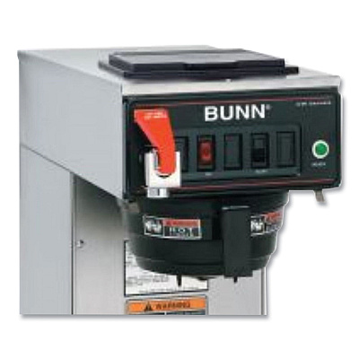 BUNN CWTF-DV-TC Dual Volt Thermal Carafe System, 12 Cups, Silver/Black (BUN230010069)