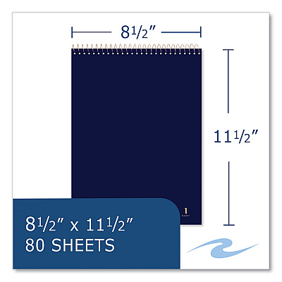 Roaring Spring Flipper Subject Wirebound Notebook, 1-Subject, Assorted Cover Colors, (80) 8.5 x 11.5 Sheets, 24/Carton (ROA11186CS)