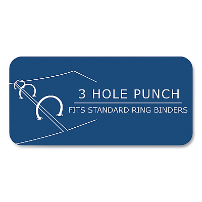 Roaring Spring Loose Leaf Paper, 8.5 x 11, 3-Hole Punched, College Rule, White, 200 Sheets/Pack, 24 Packs/Carton (ROA83910CS)