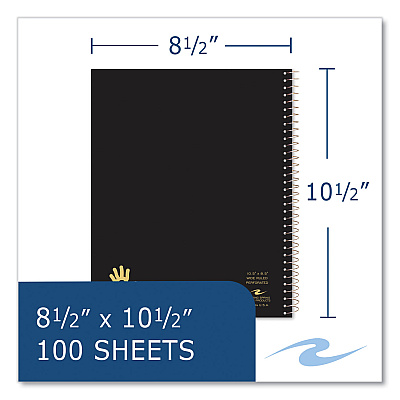 Roaring Spring Lefty Notebook, 1-Subject, Wide/Legal Rule, Assorted Cover Colors, (100) 10.5 x 8.5 Sheets, 24/Carton (ROA13505CS)