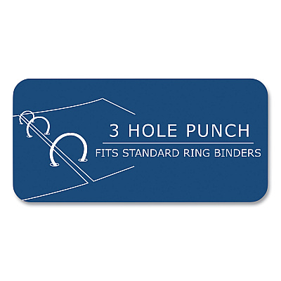 Roaring Spring Loose Leaf Paper, 8 x 10.5, 3-Hole Punched, Wide Rule, White, 100 Sheets/Pack, 48 Packs/Carton (ROA20010CS)