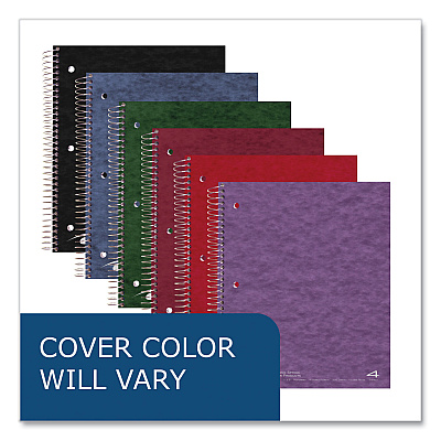 Roaring Spring Subject Wirebound Notebook, 4-Subject, Medium/College Rule, Randomly Assorted Cover, (200) 11 x 9 Sheets, 12/Carton (ROA11376CS)