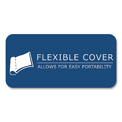 Roaring Spring Poly Flex Composition Notebook, Med/College Rule, Assorted Cover, (70) 9.75 x 7.5 Sheets, 24/Carton (ROA77294CS)