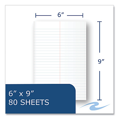 Roaring Spring Boardroom Series Steno Pad, Gregg Rule, Brown Cover, 80 White 6 x 9 Sheets, 72 Pads/Carton (ROA12102CS)