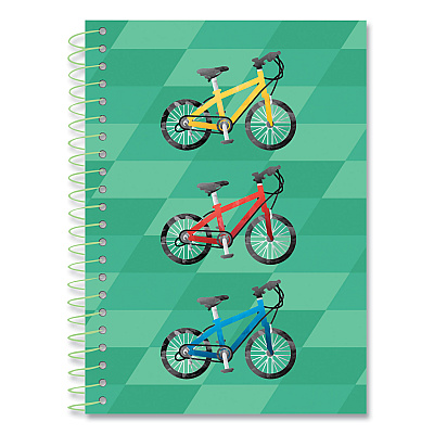Roaring Spring Lifenotes Wirebound Notebook, 1 Subject, Medium/College Rule, Assorted Cover, (80) 7 x 5 Sheets, 24/Carton (ROA12511CS)