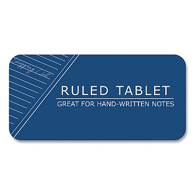 Roaring Spring Writing Tablet, Wide/Legal Rule, 100 White 6 x 9 Sheets, 48/Carton (ROA63046CS)