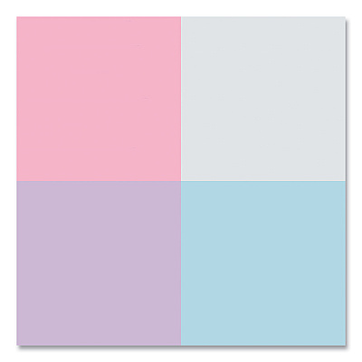 Roaring Spring EnviroShades Steno Pad, Gregg Rule, White Cover, 80 Assorted Color 6 x 9 Sheets, 24 Pads/Carton (ROA12354CS)