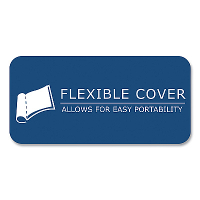 Roaring Spring Poly Flex Composition Notebook, Med/College Rule, Assorted Cover, (70) 9.75 x 7.5 Sheets, 24/Carton (ROA77293CS)