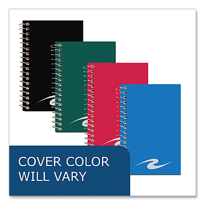 Roaring Spring Memo Pad, Randomly Assorted Cover Color, Narrow Rule, (46) White 6 x 4 Sheets, 72/Carton (ROA14019CS)
