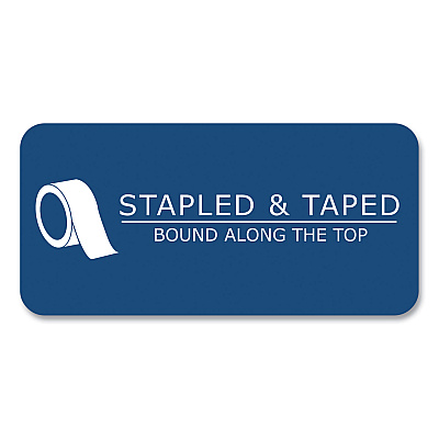 Roaring Spring Stiff-Back Pad, Medium/College Rule, 100 White 8.5 x 11 Sheets, 36/Carton (ROA95288CS)