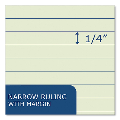 Roaring Spring Lab and Science Chemistry Notebook, Narrow Rule, Blue Cover, (60) 9.25 x 7.5 Sheets, 24/Carton (ROA77571CS)