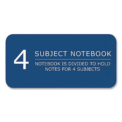 Roaring Spring Subject Wirebound Notebook, 4-Subject, Medium/College Rule, Randomly Assorted Cover, (200) 11 x 9 Sheets, 12/Carton (ROA11376CS)