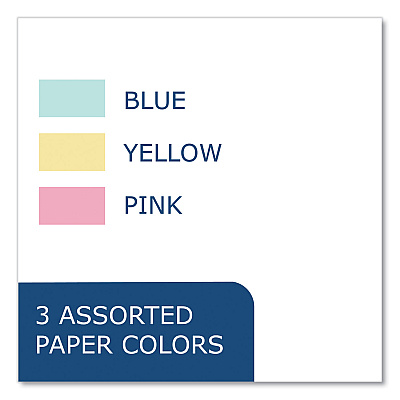 Roaring Spring Colored Index Cards, 3 x 5, Assorted Colors, 100/Pack, 36 Packs/Carton (ROA83369CS)