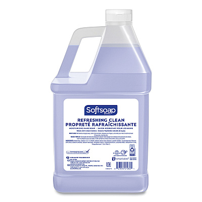Softsoap Liquid Hand Soap Refill, Refreshing Clean Scent, 128 oz, 4/Carton (CPC61036482CT)