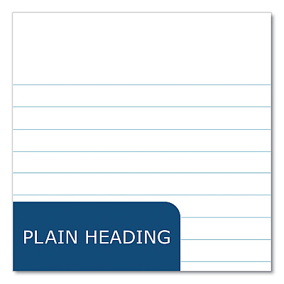 Roaring Spring New York Exam Paper, 8 x 10, Wide/Legal Rule, 250 Sheets/Pack, 10 Packs/Carton (ROA77522CS)