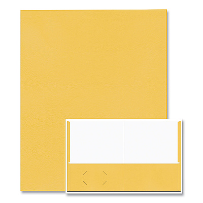 Roaring Spring Pocket Folder, 0.5" Capacity, 11 x 8.5, Gold, 25/Box, 10 Boxes/Carton (ROA50121CS)