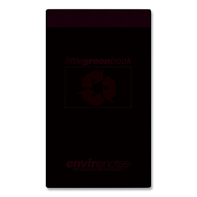 Roaring Spring Little Green Memo Book, Narrow Rule, Gray Cover, (60) 3 x 5 Sheets, 48/Carton (ROA77355CS)