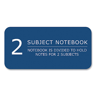 Roaring Spring Earthtones BioBased 2 Subject Notebook, Medium/College Rule, Randomly Assorted Covers, (100) 11 x 9 Sheets, 24/Carton (ROA13364CS)