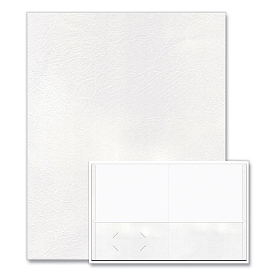 Roaring Spring Pocket Folder, 0.5" Capacity, 11 x 8.5, White, 25/Box, 10 Boxes/Carton (ROA50118CS)