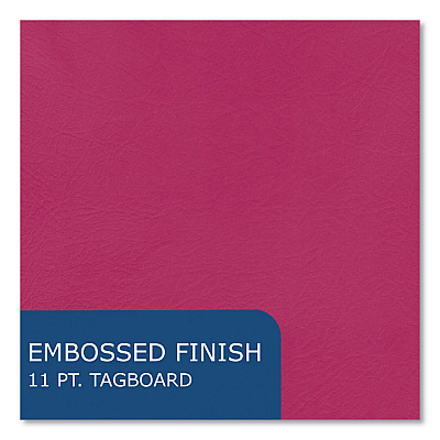 Roaring Spring Pocket Folder with 3 Fasteners, 0.5" Capacity, 11 x 8.5, Maroon, 25/Box, 10 Boxes/Carton (ROA54131CS)