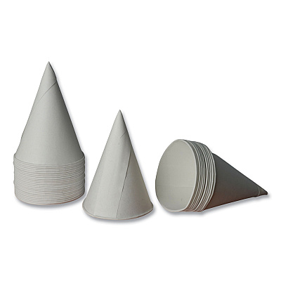 Eco Touch Cone Cups, 4.5 oz, White, 5,000/Carton (TDPCC45)