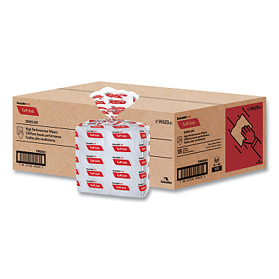 Cascades PRO Tuff-Job S600 High Performance Wipers, 12 x 13, 50/Bag, 18 Bags/Carton (CSDW620)