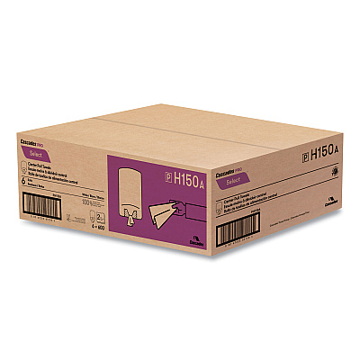 Cascades PRO Select Center-Pull Paper Towels, 2-Ply, 7.31 x 11, White, 600/Roll, 6 Roll/Carton (CSDH150)