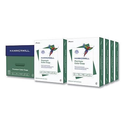 Hammermill Premium Color Copy Print Paper, 100 Bright, 32 lb, 8.5 x 11, Photo White, 500/Ream, 8 Reams/Carton, 32 Cartons/Pallet (HAM102630PLT)