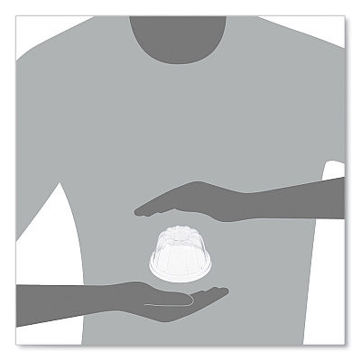 Dart D-T Sundae/Cold Cup Lids, Fits 6, 8, 12 oz Foam Cups, Clear, 50/Pack, 20 Packs/Carton (DCC12HDLC)